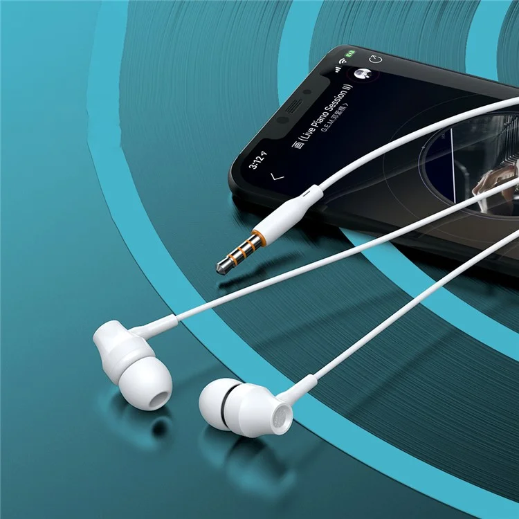 CELEBRAT G25 Wire Control 3.5mm Cuffie Stereo Sound Cablate - Nero