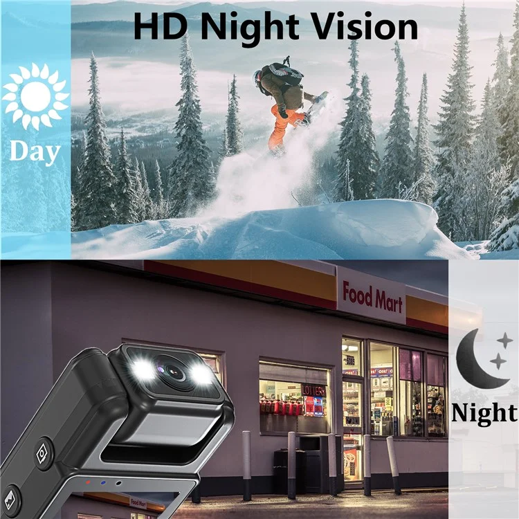 L12 HD Night Vision Portable WiFi Camcorder Mini 1080P Action Camera