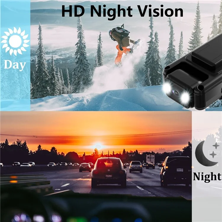 L12 HD Night Vision Portable WiFi Camcorder Mini 1080P Action Camera