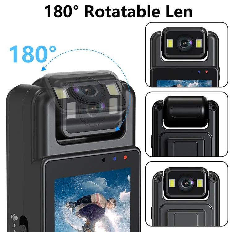 L12 HD Night Vision Portable WiFi Camcorder Mini 1080P Action Camera