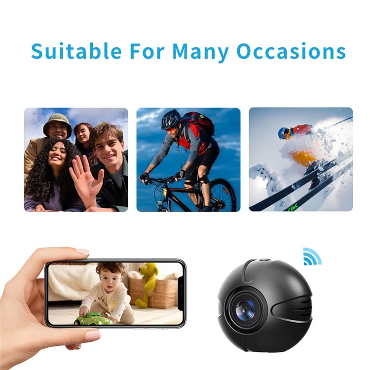 X3 HD WiFi Camera Motion Detection Night Vision Wireless Outdoor Home Security Camera
