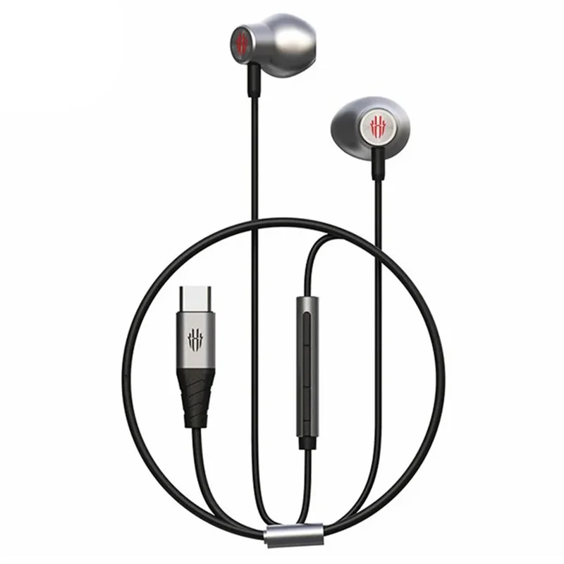 REDMAGIC WH4008 In-Ear Gaming Wired Headset Music Headphone Sports Earphone - Type-C Plug