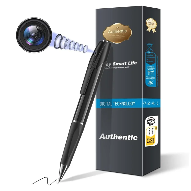BE08 Versteckte Stiftkamera 1080P HD Spy Camera Video für die Bürosicherheit, Geschäftstreffen