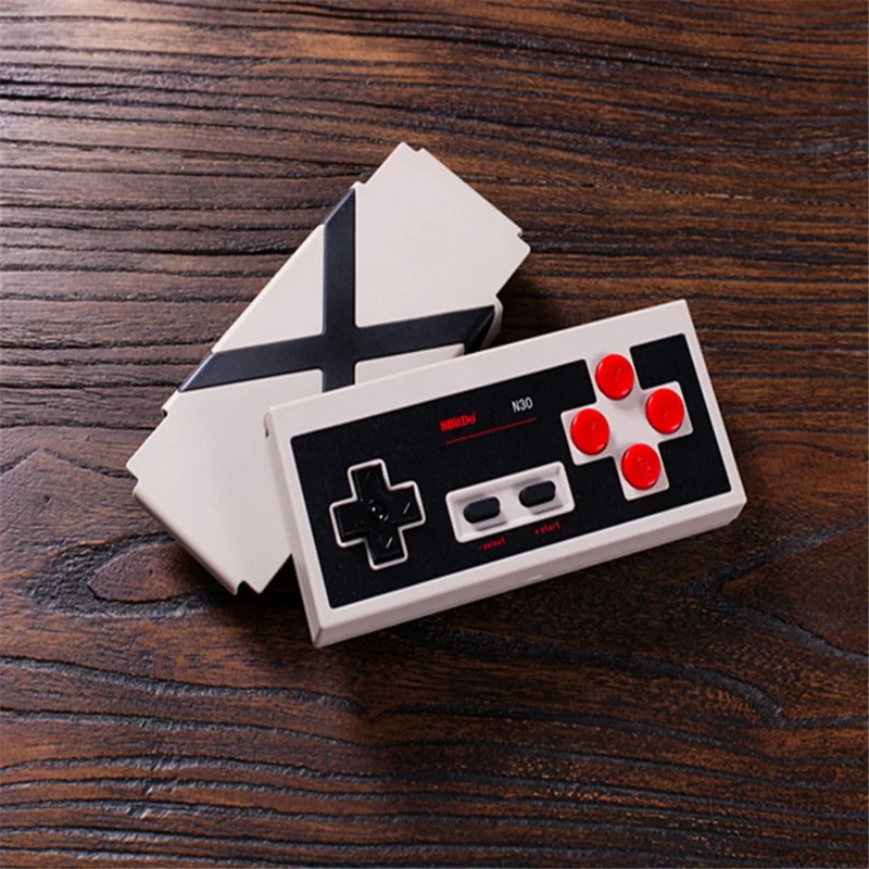 8Bitdo N30 Black Version Wireless Bluetooth-compatible Game Handle Support Steam Android Computer MAC