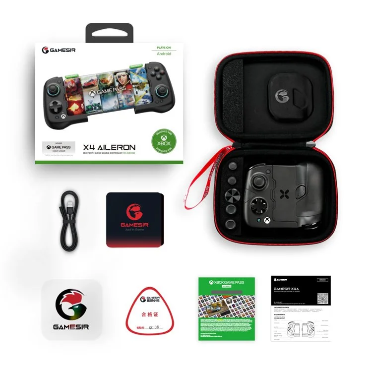 GAMESIR X4 Aileron Controlador de Jogo Bluetooth sem Fio para Android Gamepad com Joystick Hall