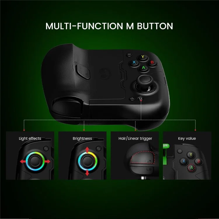 GAMESIR X4 Aileron Controlador de Jogo Bluetooth sem Fio para Android Gamepad com Joystick Hall