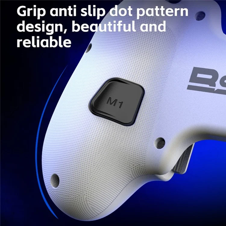 D10 Stretchable Wireless Game Controller Hall-Rocker Handheld Gamepad for Nintendo Switch - Black