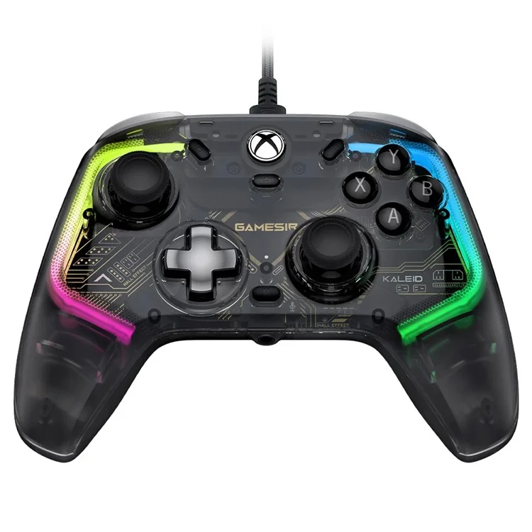GAMESIR Kaleid para Xbox / Steam / Windows 10 / 11 PC Controlador de Jogo com Fio RGB Light Hall Effect Gamepad