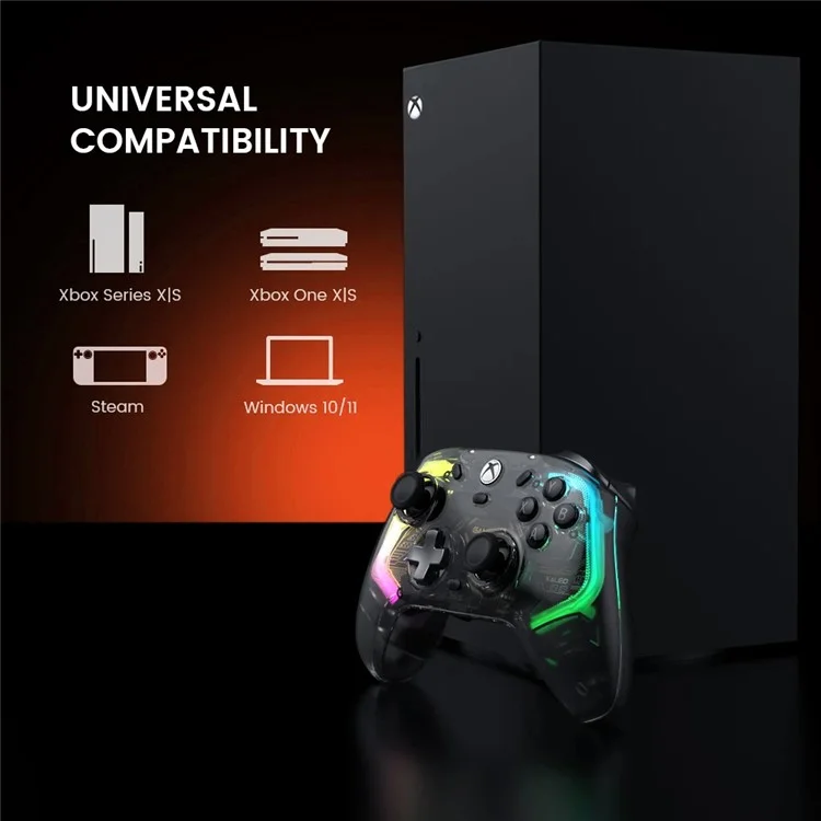 GAMESIR Kaleid para Xbox / Steam / Windows 10 / 11 PC Controlador de Jogo com Fio RGB Light Hall Effect Gamepad