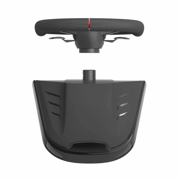 TOPWOLF HS-GT100 Controlador de juego de simulación de volante de coche para Nintendo Switch / Xbox / PS4 / PC + 2 pedales