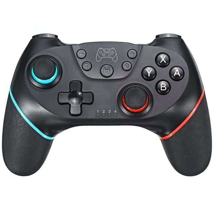 DATA FROG SW01 für Nintendo Switch / Switch Pro / PC-Spielcontroller mit integriertem 6-Achsen-Kreisel - Blau+Rot