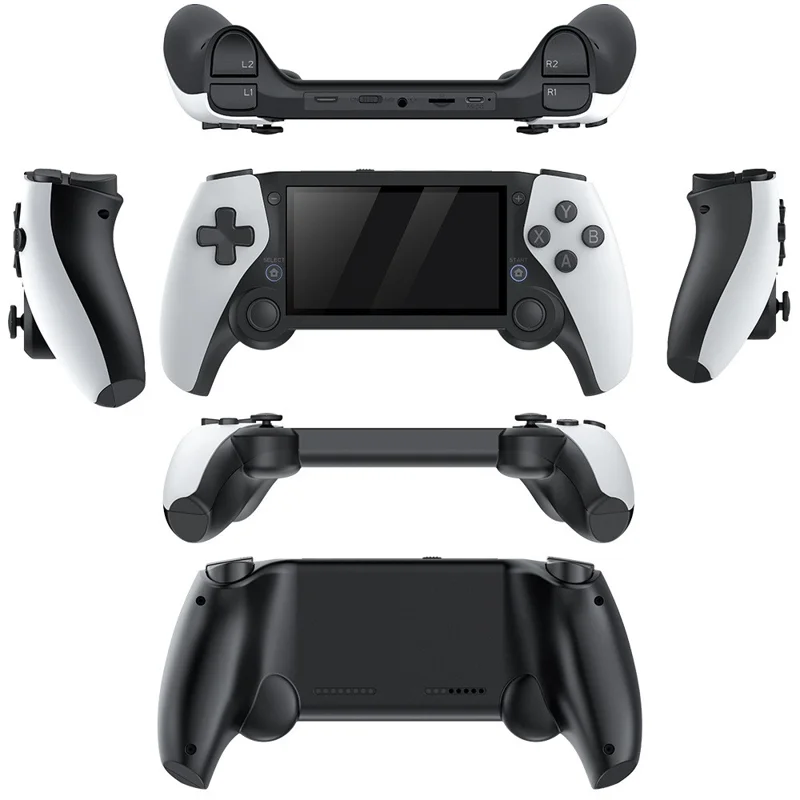 M25 Built-In 20000 Games 4.3-inch LCD Screen Game Console Handle Controller, with 64G TF Card