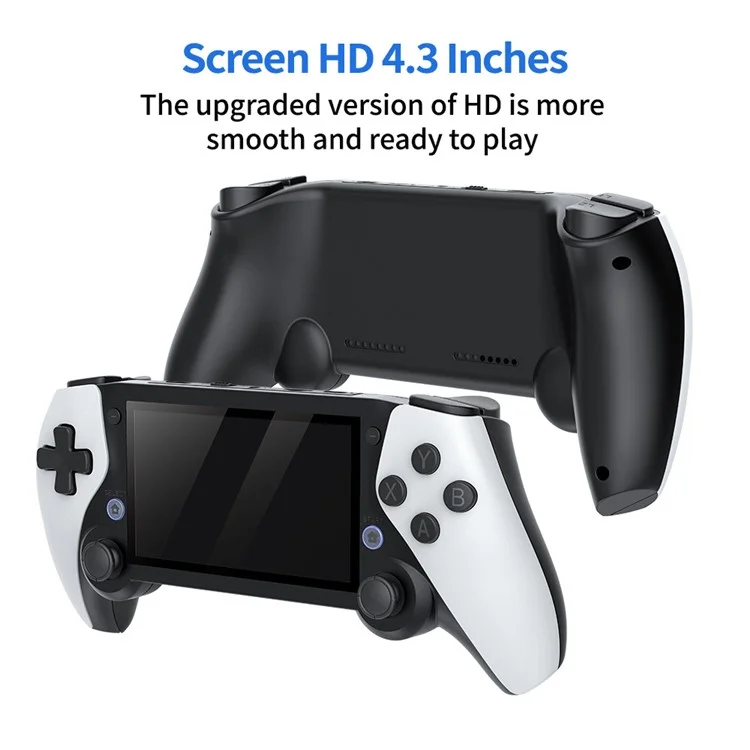 M25 Built-In 30000 Games 4.3-inch LCD Screen Game Console Handle Controller, with 128G TF Card