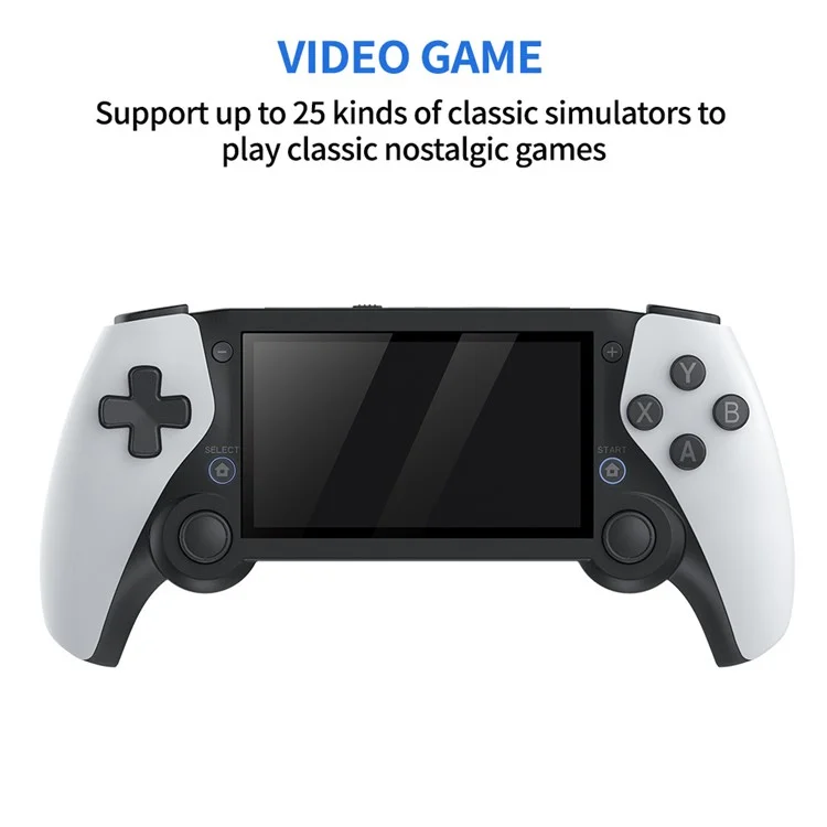 M25 Built-In 30000 Games 4.3-inch LCD Screen Game Console Handle Controller, with 128G TF Card
