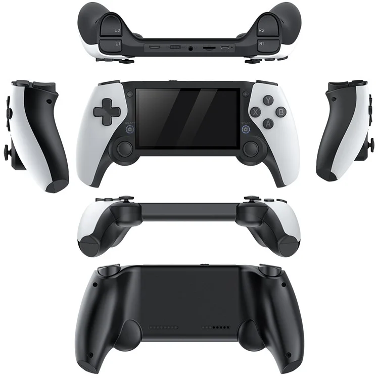 M25 Built-In 30000 Games 4.3-inch LCD Screen Game Console Handle Controller, with 128G TF Card