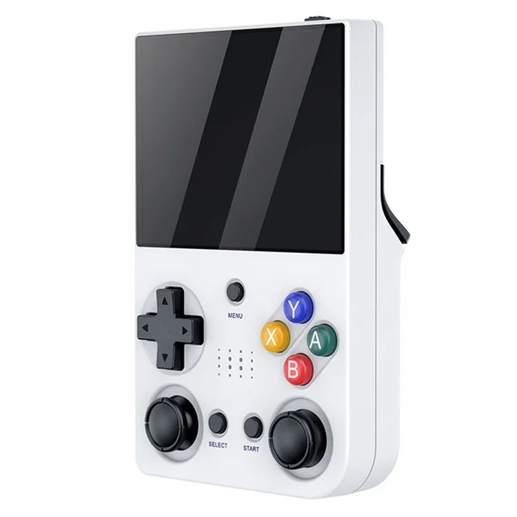 M21 M21 Machine de Jeu Portable de 3,5 Pouces Machine à Deux Joueurs Console de Jeu à Deux Joueurs, Carte Mémoire 64g / 20000 Matchs - Blanc
