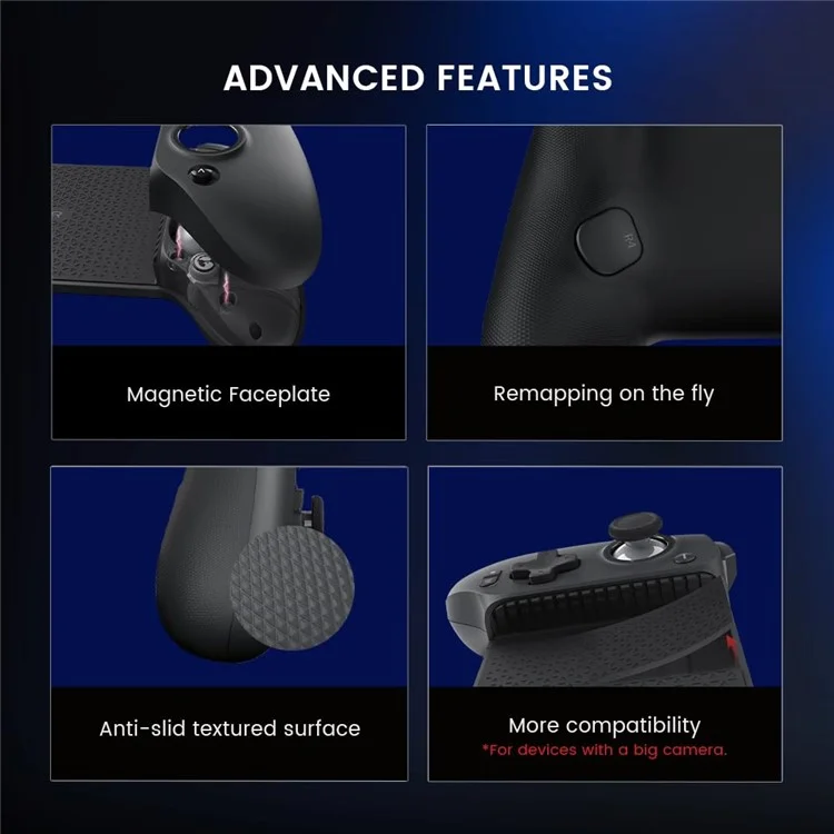 Gamesir G8 Plus Controlador de Juego Móvil Bluetooth Para Switch / iOS / Android Wireless Gamepad