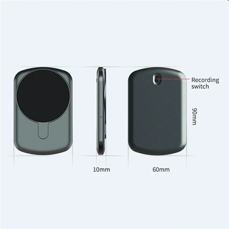 A1 8GB Magnetic Phone Call Recorder Rechargeable Voice-Activated Noise Reduction Audio Recorder