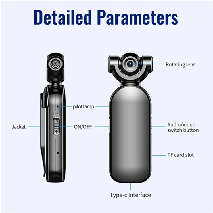 Ca11 4 go DSP Réduction du Bruit Enregistreur Vocal HD 1080p Camera Sound Video Recording Device