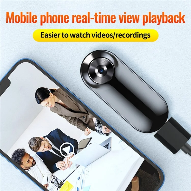 C20 1920x1080p Mini Camera de Cuerpo Back Clip Bodycam Reducción de Ruido Recordadora de Voz Con Tarjeta TF 4G