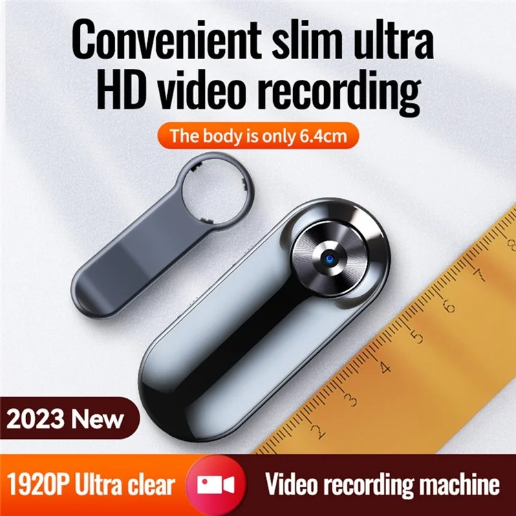 C20 1920x1080p Mini Camera de Cuerpo Back Clip Bodycam Reducción de Ruido Recordadora de Voz Con Tarjeta TF 4G