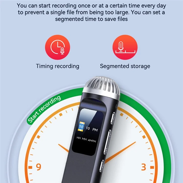Q99 32GB Digital Audio Voice Recorder MP3 Player Noise Reduction Recording Device