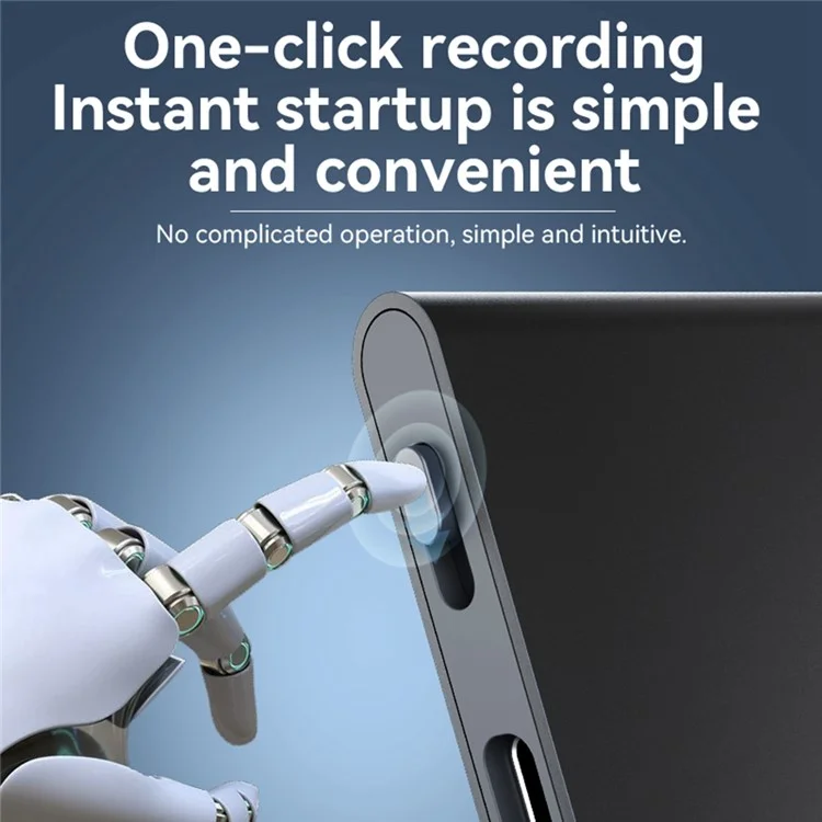 Q61A 64GB Registratore vocale digitale con riduzione del rumore Lettore musicale Bluetooth