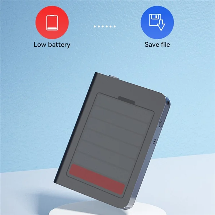 Q61A 64GB Registratore vocale digitale con riduzione del rumore Lettore musicale Bluetooth
