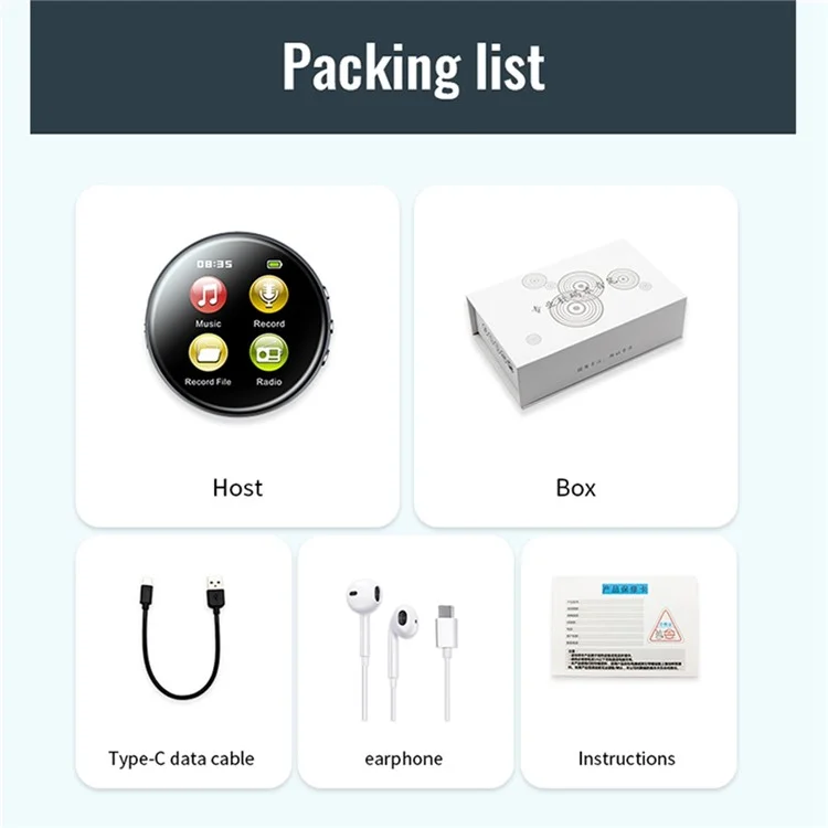 M29 32GB Noise Reduction Smart Voice Recorder MP3 Player with Digital Display Screen