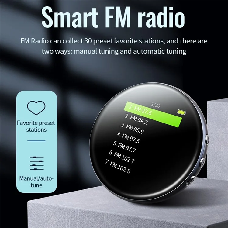 M29 32GB Noise Reduction Smart Voice Recorder MP3 Player with Digital Display Screen