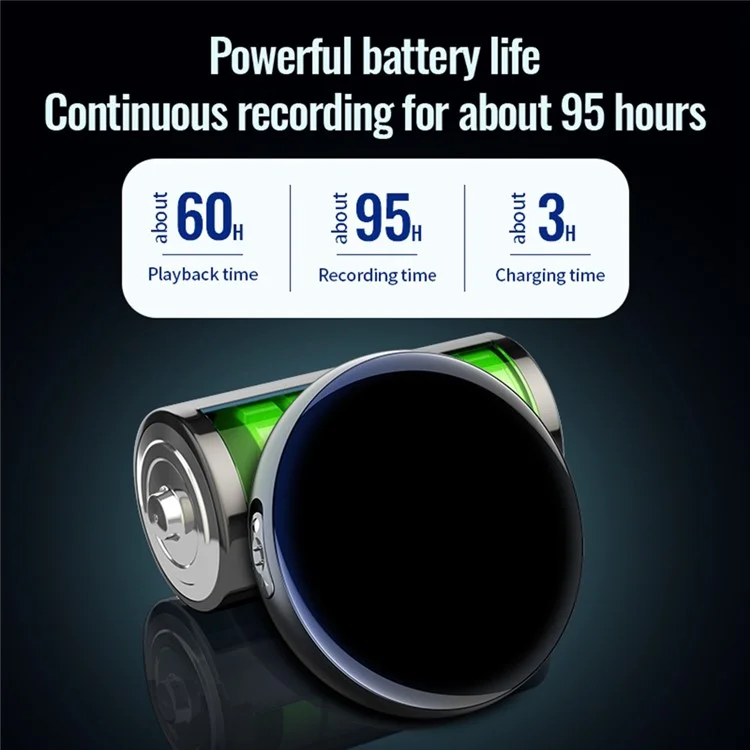 M29 8GB Noise Reduction Smart Digital Audio Voice Recorder MP3 Player without Screen