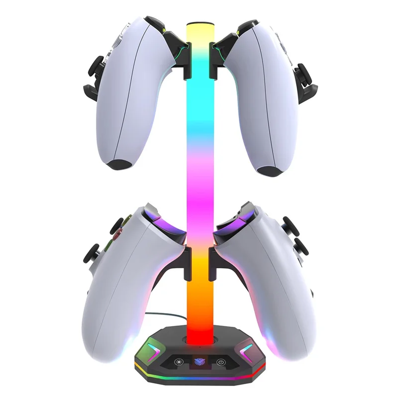 HONSON HS-P5S022 For Sony PlayStation 5 Controller Charging Station Headphone Holder Storage Stand