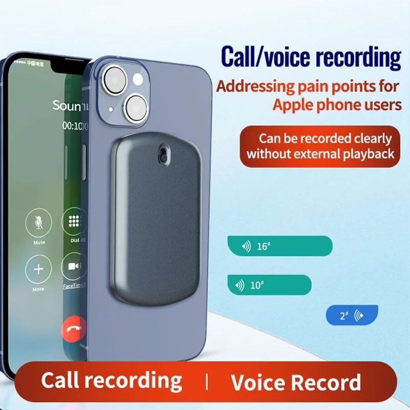 A1 64GB Rechargeable Voice Activated Recorder Noise Reduction Audio Recorder