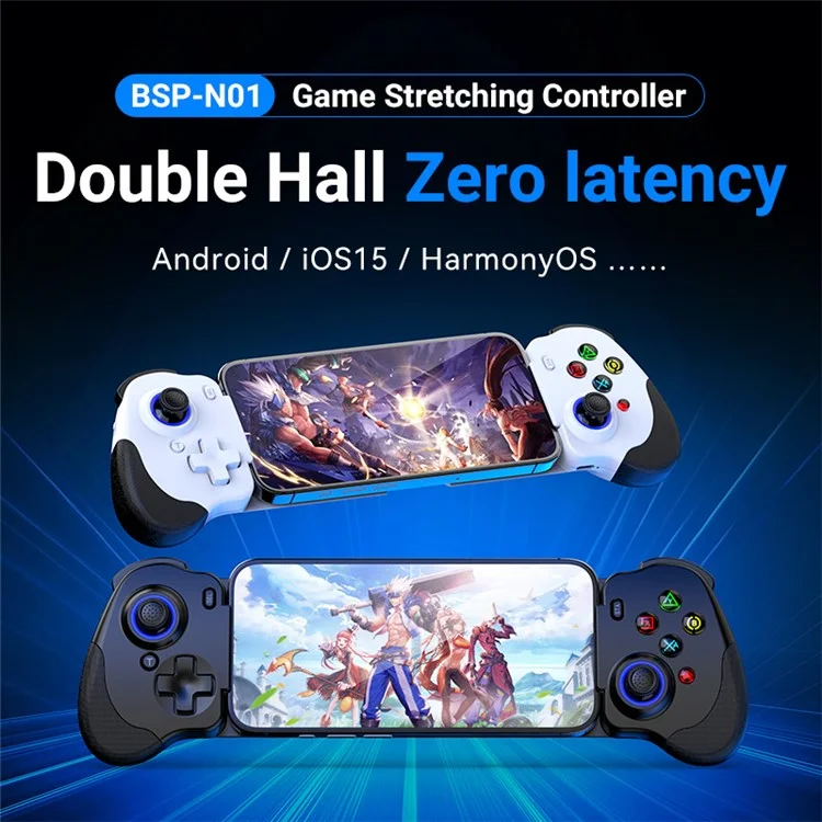 BSP-N01 Retractable Type-C Phone Gamepad Mobile Phone Game Controller - Schwarz