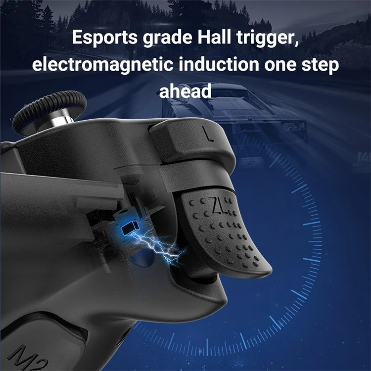 BSP-N01 Retractable Type-C Phone Gamepad Mobile Phone Game Controller - Schwarz
