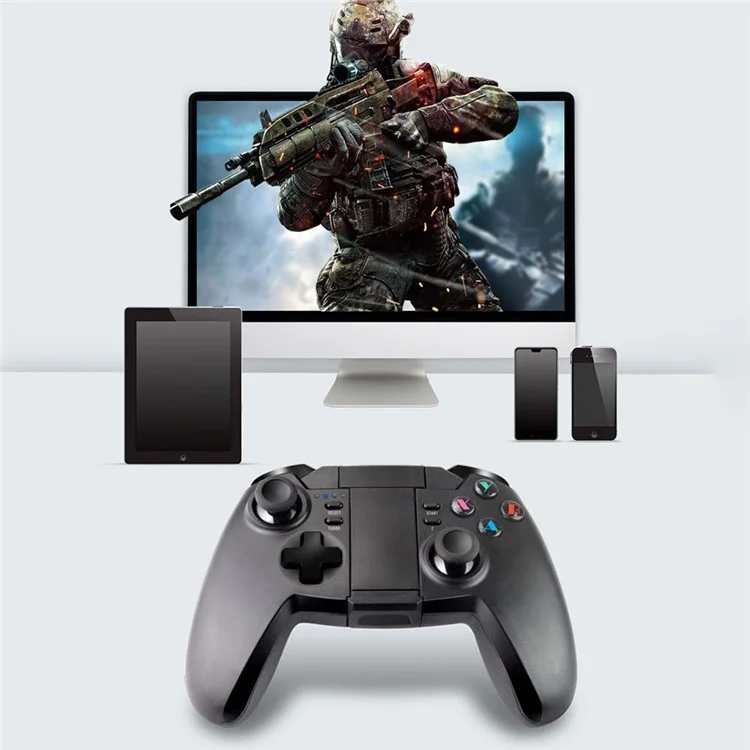 Мобильный игровой беспроводной контроллер HY-9027 Cell Phone Mobile Game Wireless Controller, ручной игровой джойстик с триггерами для iPhone, Android