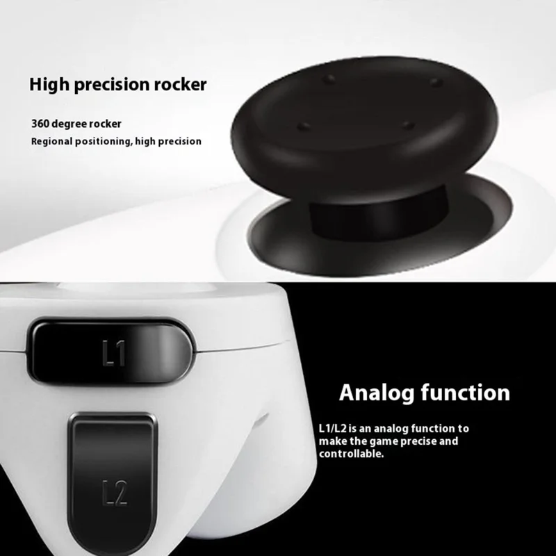 HY-9019 Bluetooth-compatible Gamepad Six-Axis Gyroscope Dual Vibration Game Controller for PS3 / Nintendo Switch / PC / PC360 / Android - White