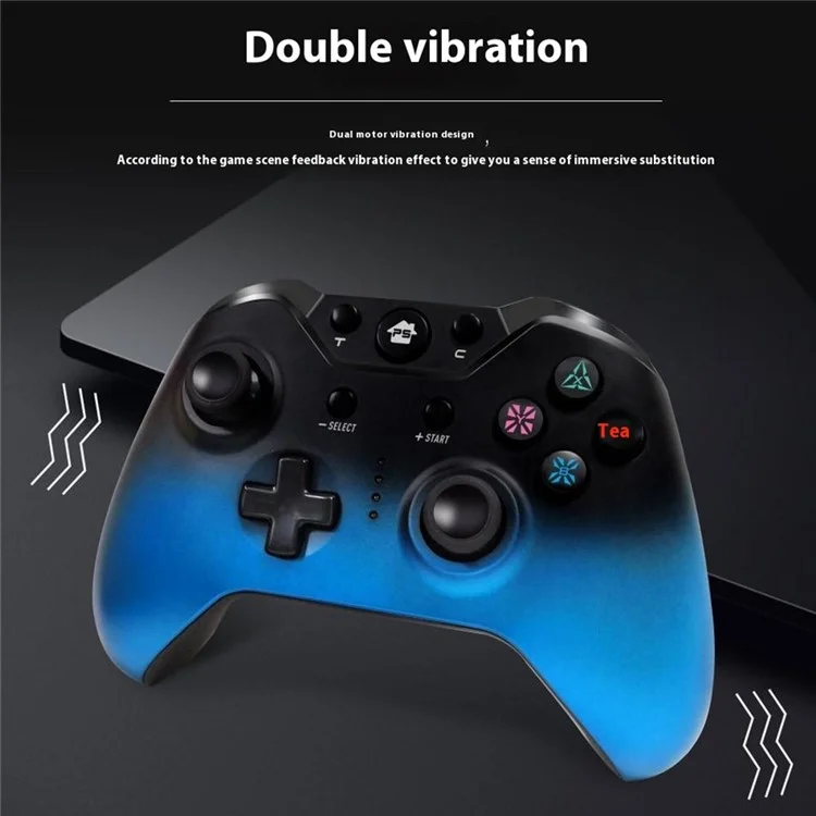 HY-9026 Bluetooth-compatible Gamepad Six-Axis Turbo Game Controller for PS3 / Nintendo Switch / PC / PC360 / Android