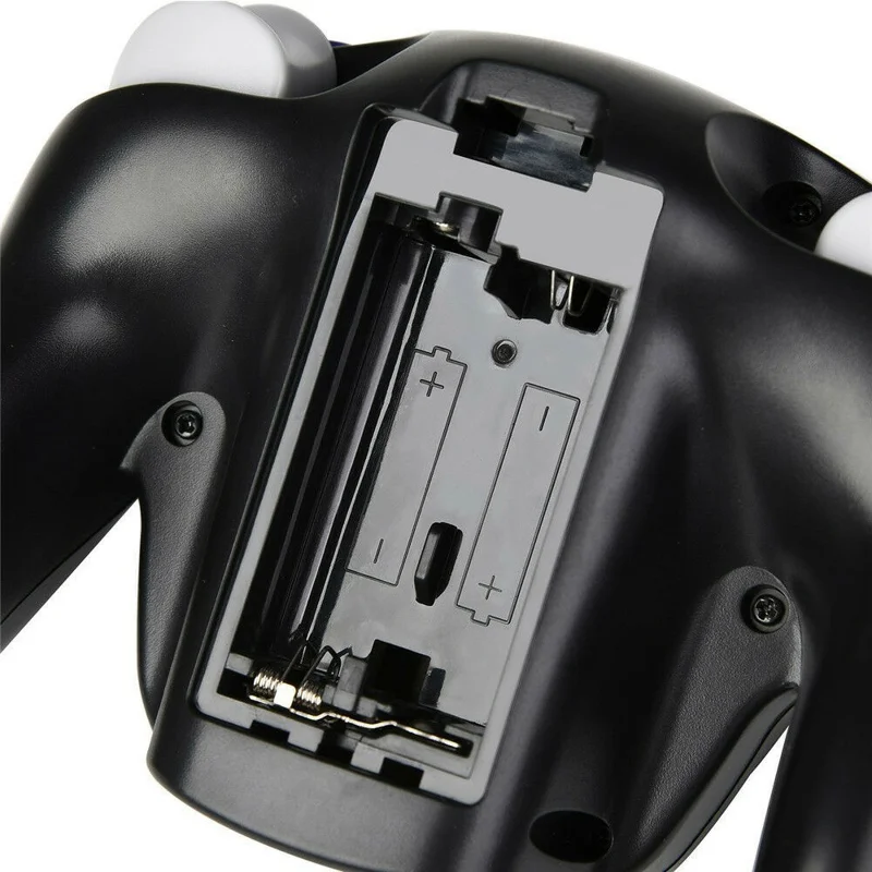 HY-5201 For Nintendo Gamecube 2.4G Wireless Gamepad Turbo Vibration Game Controller - Black