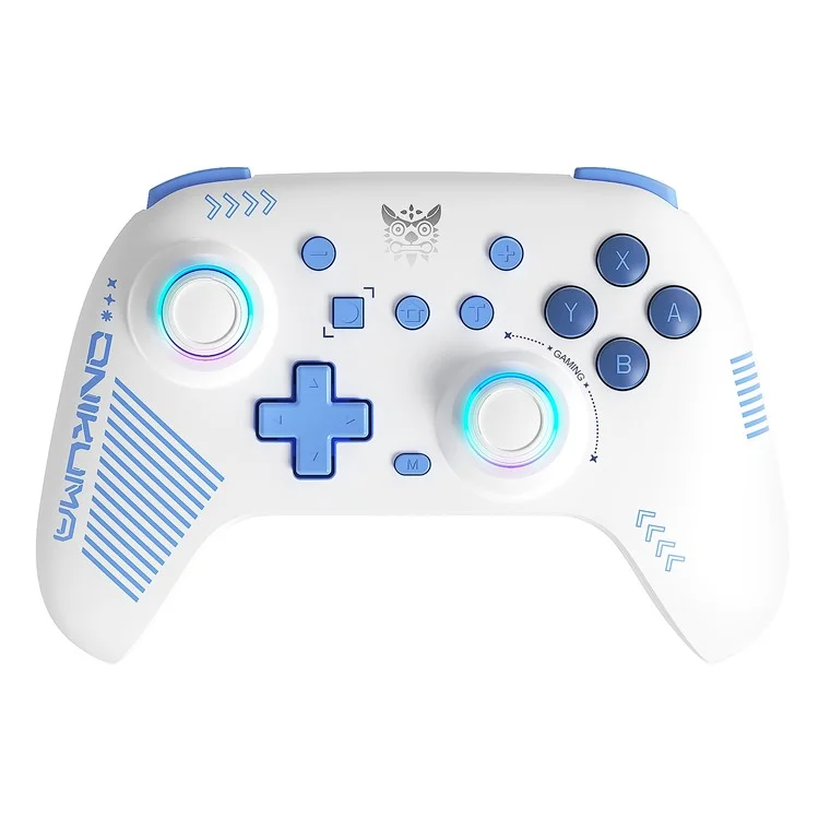 ONIKUMA C1 Switch Bluetooth-compatible / Wired Gamepad Six-Axis Gyroscope Dual Motor Game Controller - White