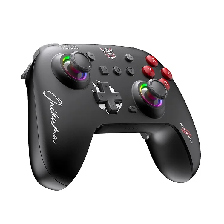 ONIKUMA C1 Switch Bluetooth-compatible / Wired Gamepad Six-Axis Gyroscope Dual Motor Game Controller - Black