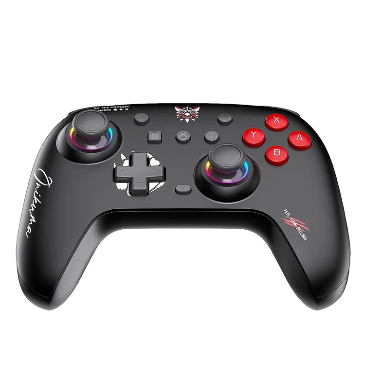 ONIKUMA C1 Switch Bluetooth-compatible / Wired Gamepad Six-Axis Gyroscope Dual Motor Game Controller - Black