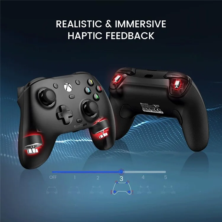 GAMESIR G7HE para Xbox One / Series X / S Controlador con cable Cubierta magnética Joysticks Hall Gamepad - Blanco