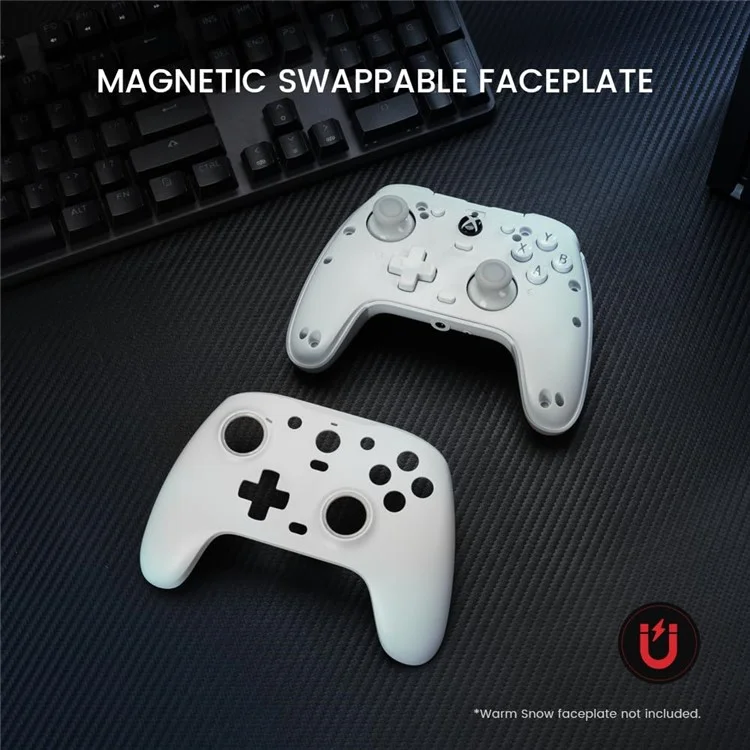 GAMESIR G7HE para Xbox One / Series X / S Controlador con cable Cubierta magnética Joysticks Hall Gamepad - Blanco