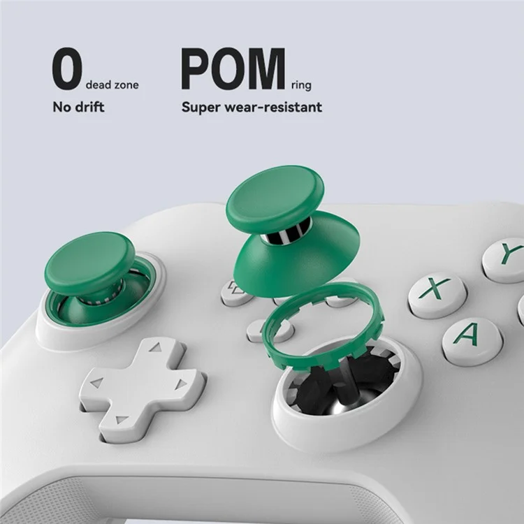Controlador de juego inalámbrico Z03 Dual Joystick Bluetooth 5.3 - Blanco