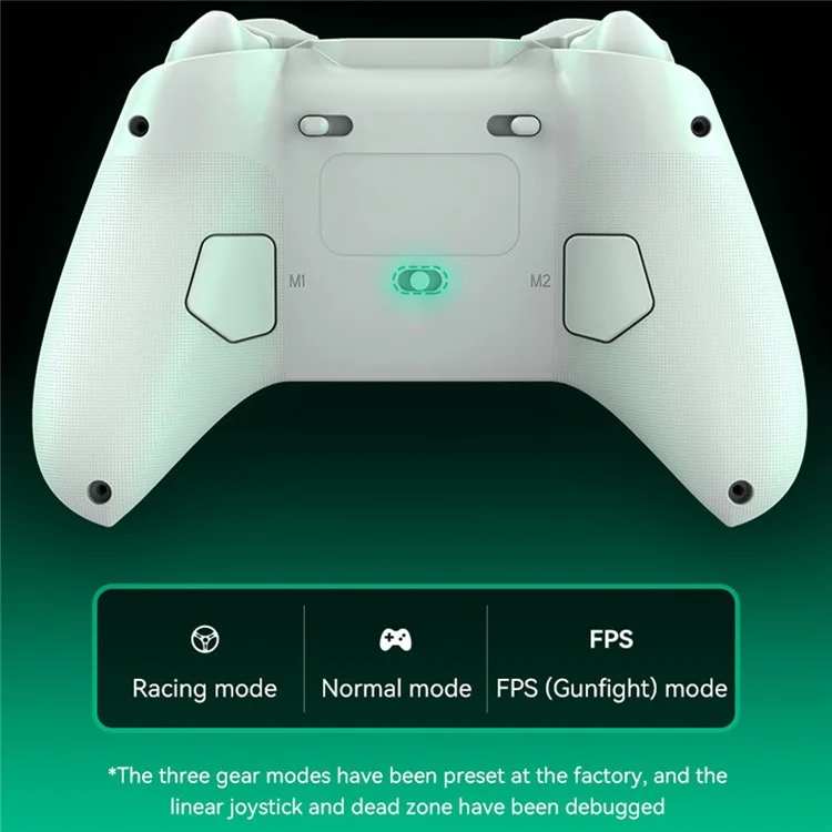 Controlador de juego inalámbrico Z03 Dual Joystick Bluetooth 5.3 - Blanco