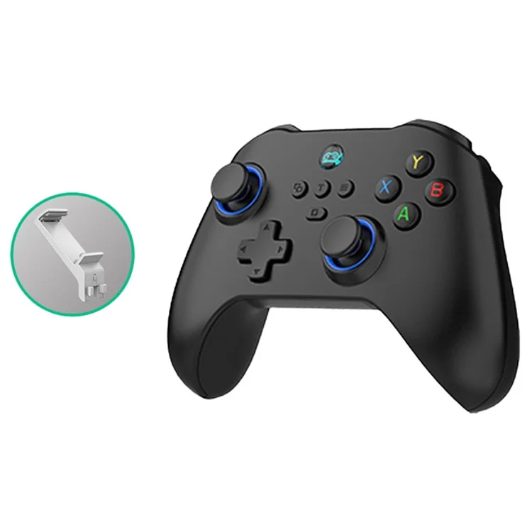 Z03 Dual Joystick Wireless Game Controller Bluetooth-compatible 5.3 Gamepad with Phone Clip - Black