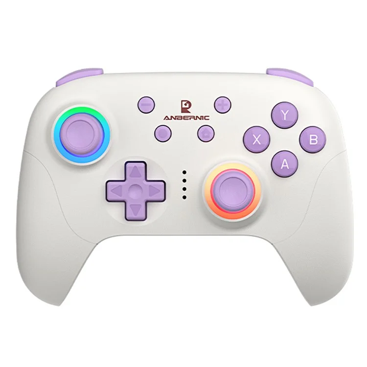 AMPOWN RGP01 Wireless Game Controller RGB Light Gamepad for Android iOS PC Switch - Beige