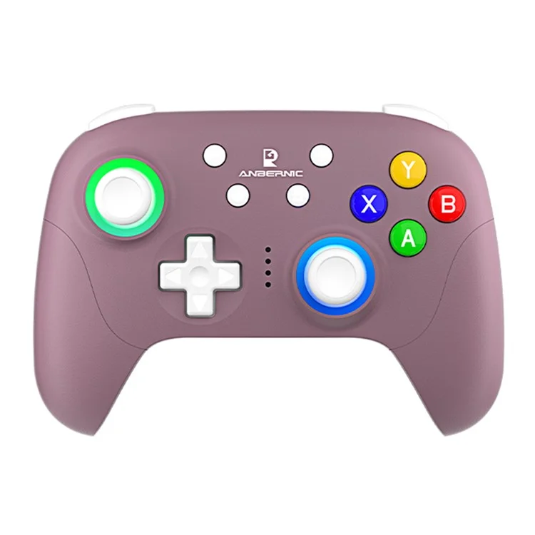 AMPOWN RGP01 Wireless Game Controller RGB Light Gamepad for Android iOS PC Switch - Purple