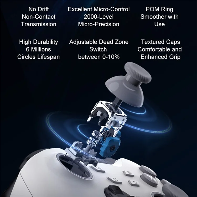PXN P5 Bluetooth-compatible Wireless Game Controller with Receiver for Steam PC  /  Android  /  iOS  /  Nintendo Switch - Pink